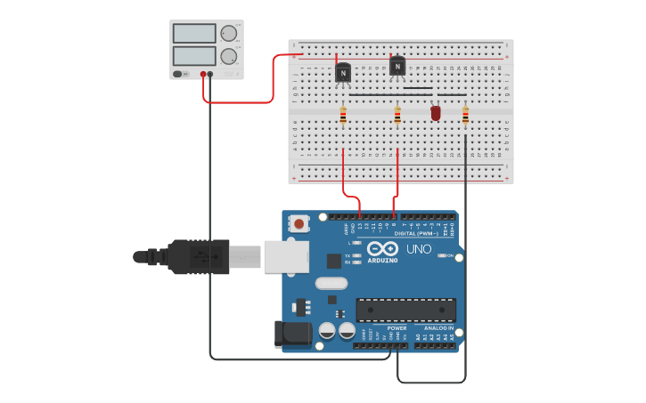 Circuit design OrGate | Tinkercad