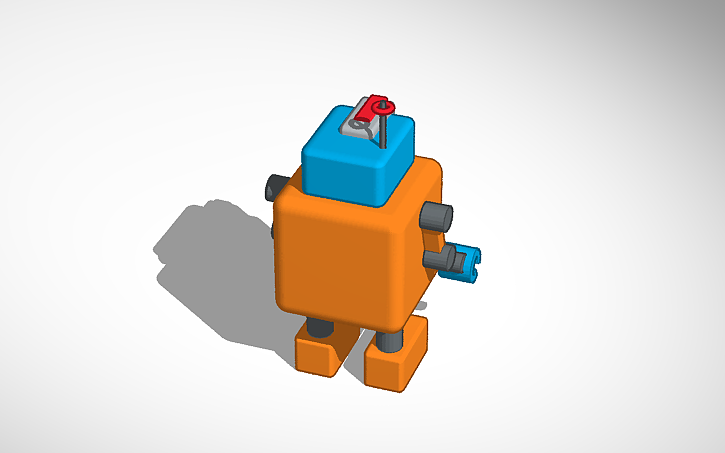 3d design copy of robot tinkercad