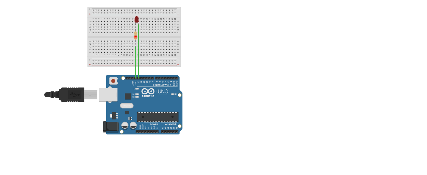 Circuit design arduino: led | Tinkercad
