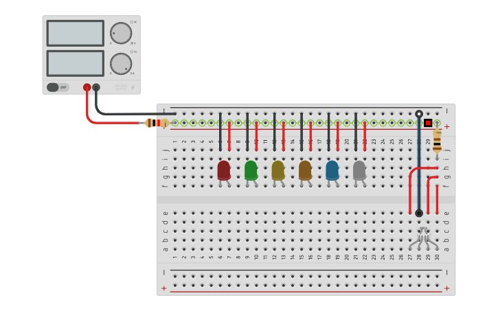 Circuit design LED | Tinkercad
