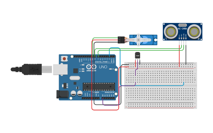 Circuit design Responsi | Tinkercad