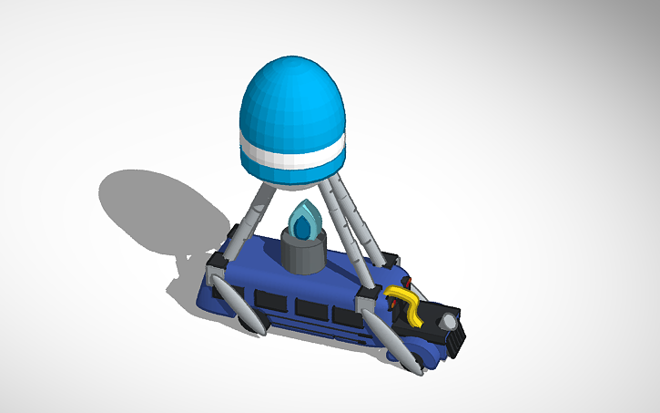 3D Design Battle Bus Tinkercad
