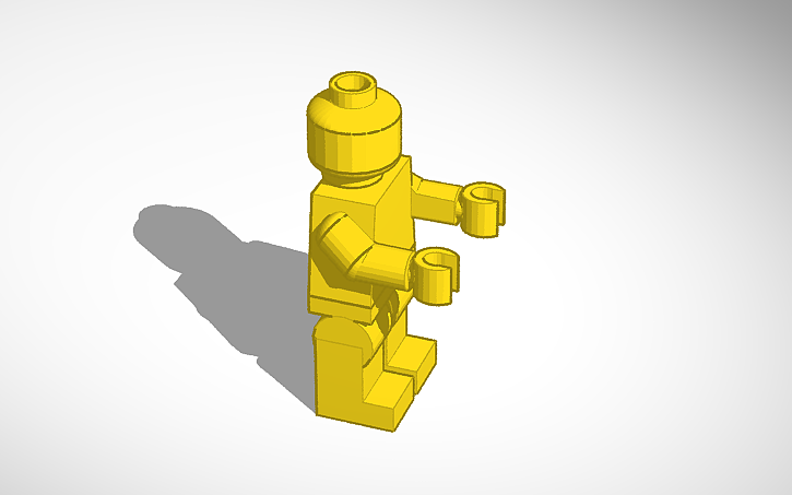 3D design lego man - Tinkercad