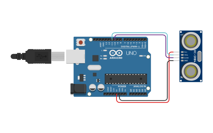 Circuit design Latihan 1 - Tinkercad