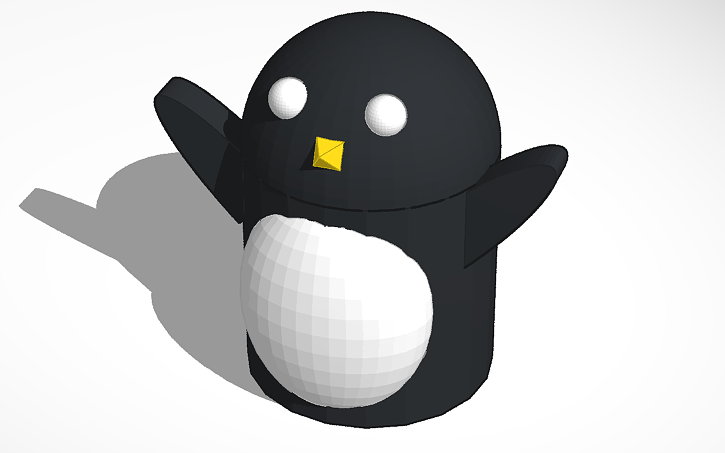 3D design Penguin | Tinkercad