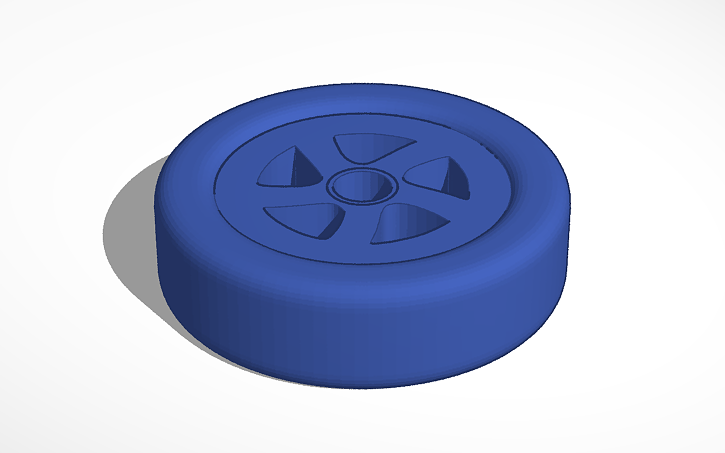 3D design toy tire - Tinkercad