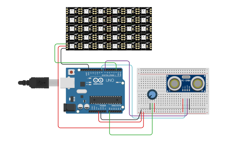 Pcb Tp3 Circuit design Neopixels TP3 - Tinkercad