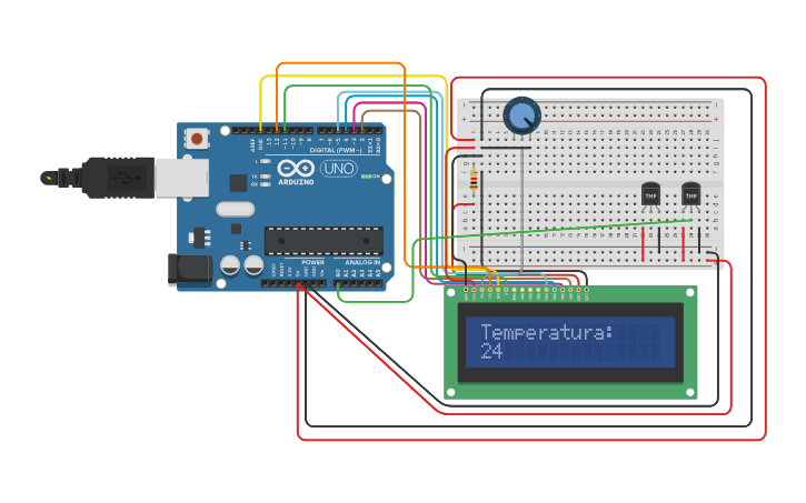Circuit design Trabalho 5 ex8 - Tinkercad