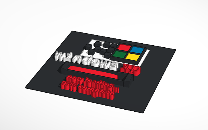 3D design windows xp loading screen - Tinkercad