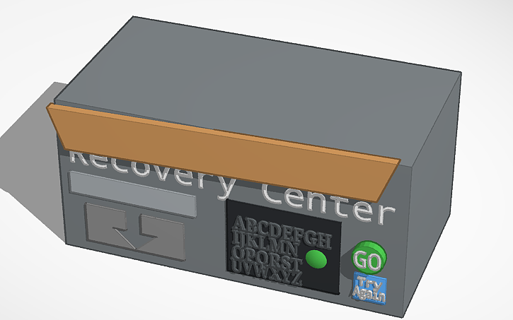 Recovery Center Object 3D design Recover Center TPOT BFDI - Tinkercad