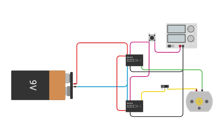 Circuit Design 6b RelÉ. Inversion De Giro Motor Dc. 