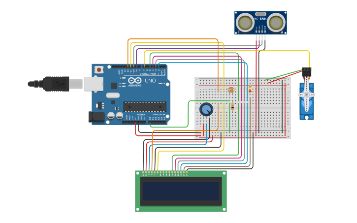 Circuit design UAS_Instrumentasi dan Pemrograman_Ian Afriansyah - Tinkercad