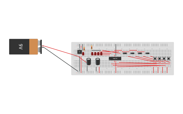Circuit design Board 1 | Tinkercad