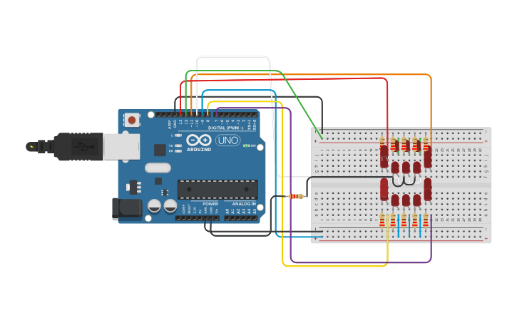 Circuit design Arduino | Tinkercad