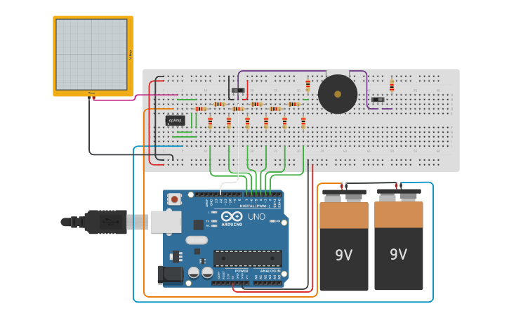 Circuit design Proyecto | Tinkercad