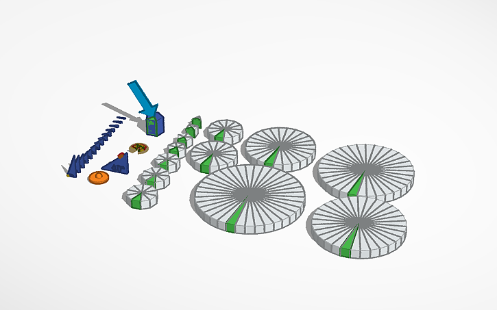 3D design Angle Wedges - Tinkercad