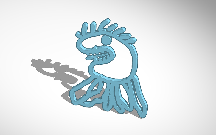 3D design Ино пришельское ростение - Tinkercad