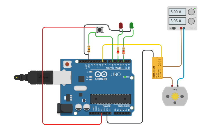 Circuit Design Sensor Y Actuador Tinkercad 9970