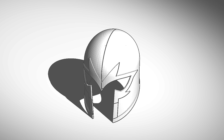 Magneto S Helmet Tinkercad