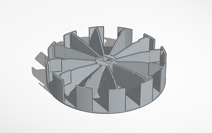 3D design STH 10 rotor - Tinkercad