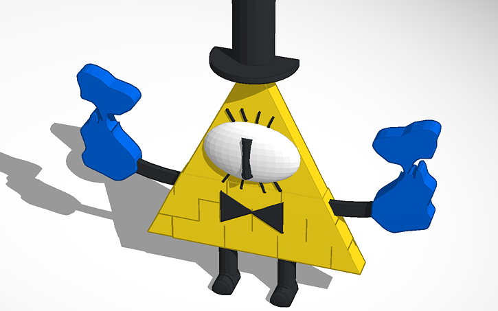 3D design Bill Cipher - Tinkercad