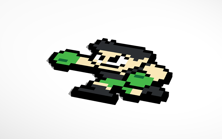 3D design 8-bit Little Mac | Tinkercad