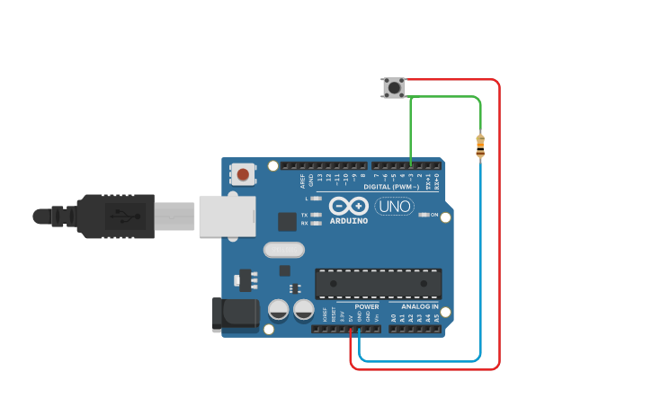 Circuit design arduino interrupt 3 | Tinkercad