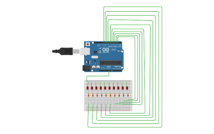 Circuit design Kara Şimşek - Tinkercad