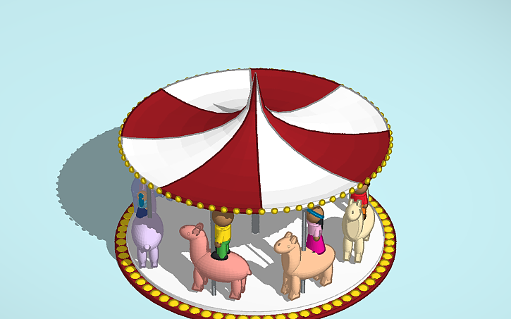 3D design Original Carousel - Tinkercad