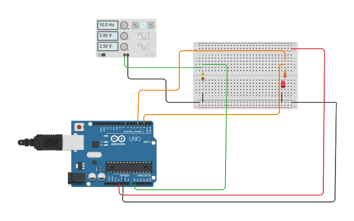 Circuit design Sensor de Áudio | Tinkercad