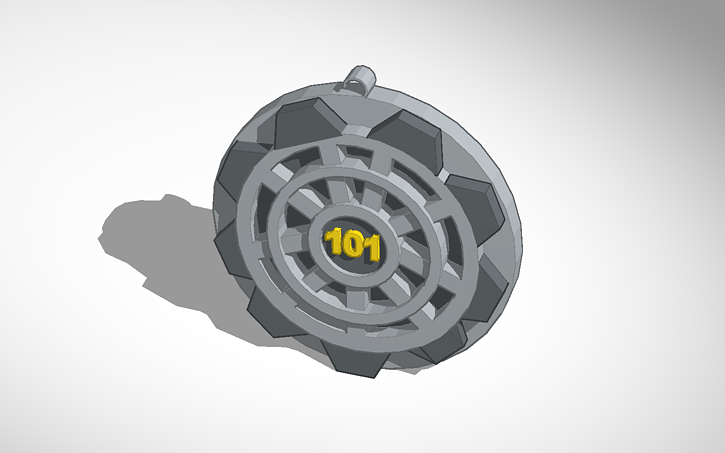 3d Design Fallout 3 Vault Door Tinkercad