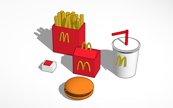 3D design mcdonalds - Tinkercad