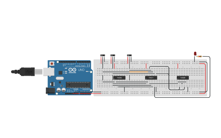 Circuit design EXP-7 - Tinkercad