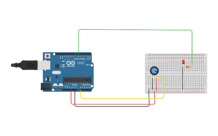 Circuit design pwm no arduino - Tinkercad