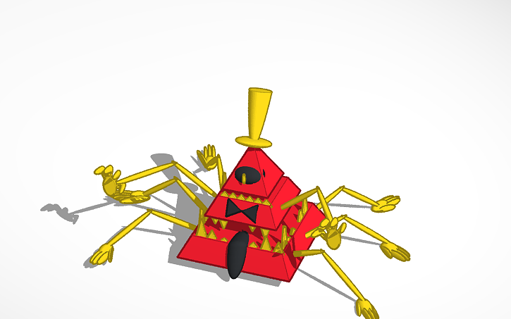 Bill Cipher Tinkercad
