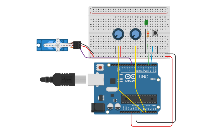 Circuit design MATLAB App Designer Arduino | Tinkercad
