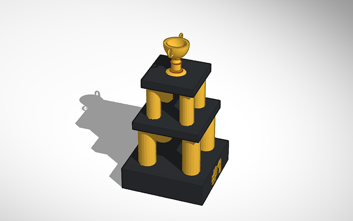 3D design Trophy - Tinkercad