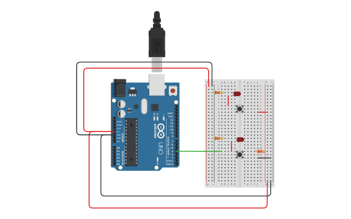 Circuit design Lab 10 actividad b | Tinkercad