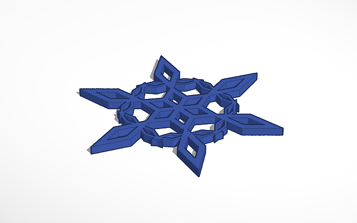 3D design Snowflake 221122 v4 | Tinkercad