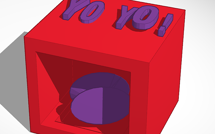 Yo Container 3D design Yo-yo container | Tinkercad
