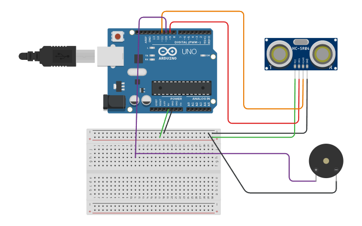 Circuit design Proyecto De Robotica - Tinkercad