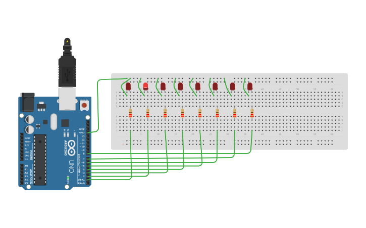 Circuit design Kara şimsek devresi | Tinkercad