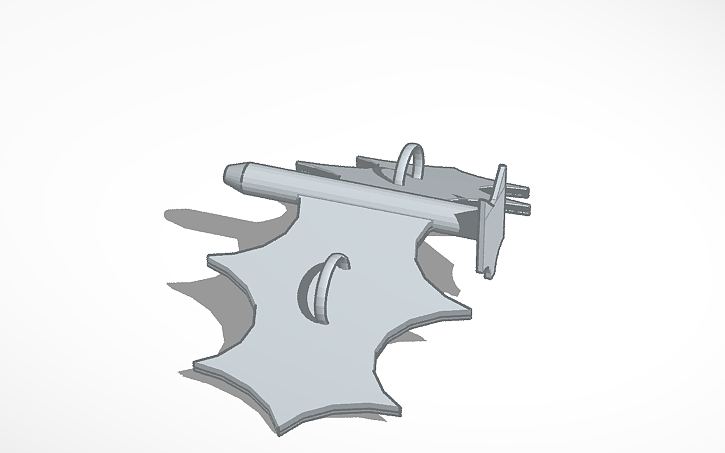 3D design green goblin glider - Tinkercad