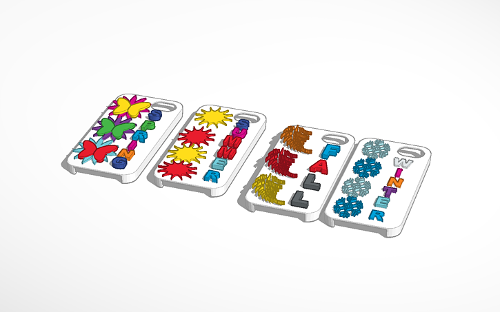 3D design Copy of Season iPhone 5 cases - Tinkercad
