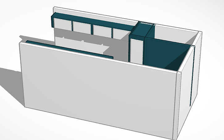 3D design Campervan layout (8) - Tinkercad