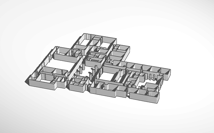 High School Floor Plan Tinkercad