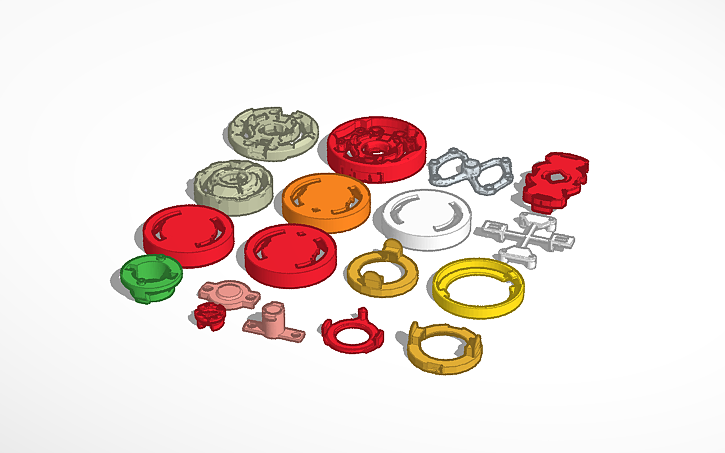 Beyblade Burst 3d Modelling Kit Tinkercad