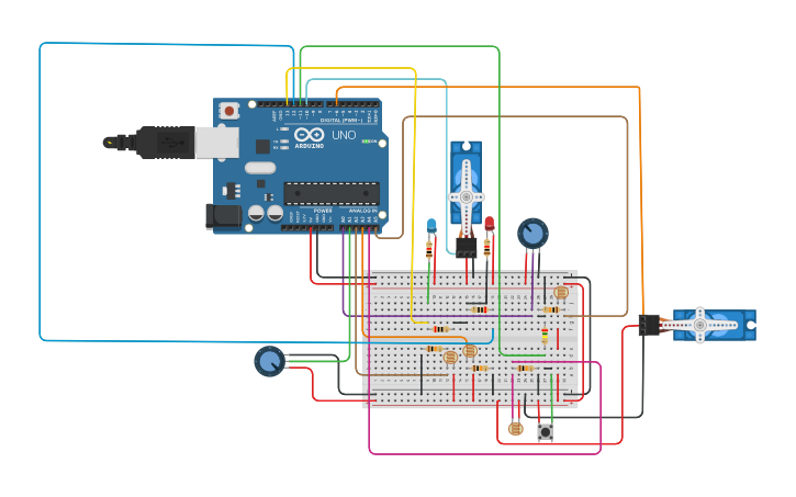 Solar Panel Circuit Tinkercad
