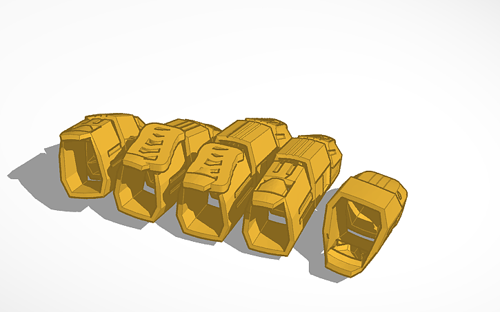 3D design infinity gauntlet part 3 | Tinkercad