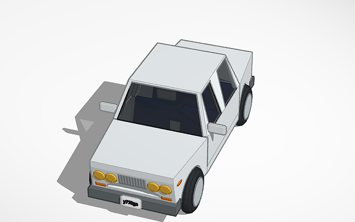 3D design simple car - Tinkercad